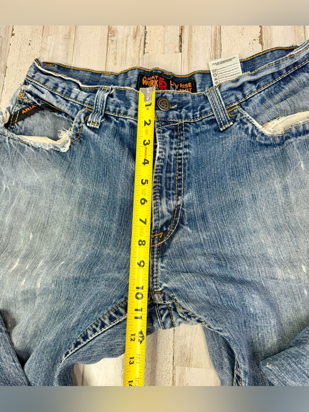 Ariat FR M4 Relaxed Boot Cut Jeans Mens 35x30 CAT 2 Flame Resistant Denim - Picture 6 of 10